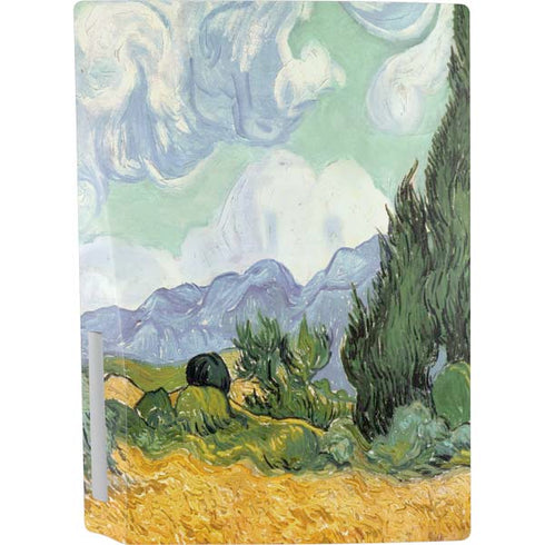 Vincent Van Gogh Wheatfield with Cypresses PS5 Console Skin